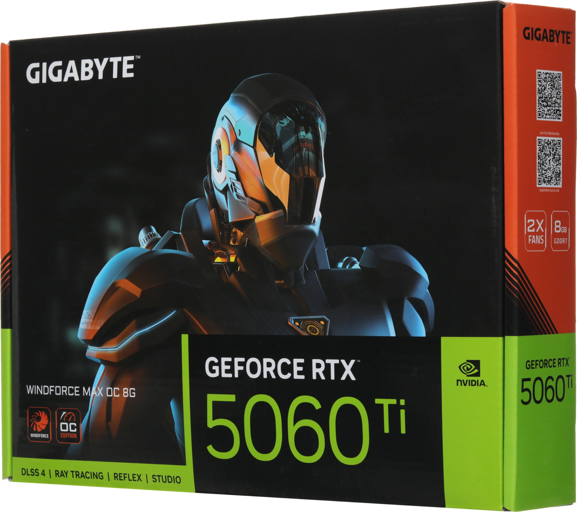 Видеокарта Gigabyte PCI-E 5.0 GV-N506TWF2MAX OC-8GD 1.0 NVIDIA GeForce RTX 5060TI 8Gb 128bit GDDR7 2587/28000 HDMIx1 DPx3 HDCP Ret — миниатюра 16