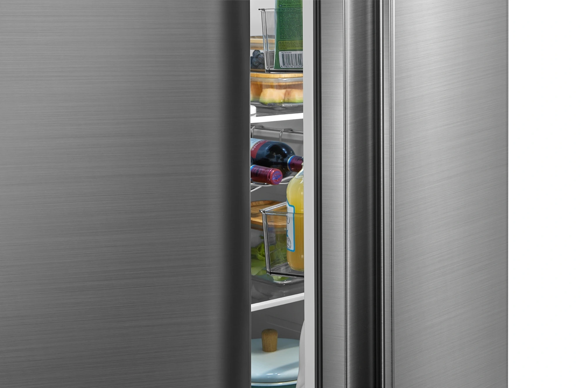 Холодильник Midea MDRS710FGE46 2-хкамерн. нержавеющая сталь инвертер — миниатюра 6