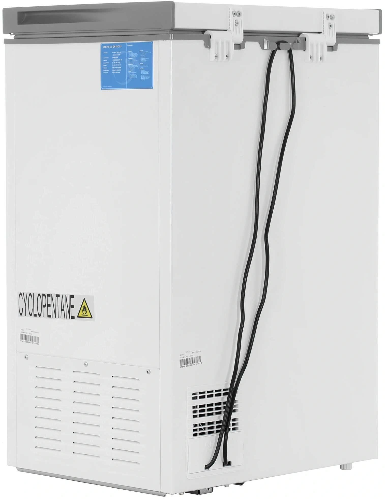 Морозильный ларь Midea MDRC153FZF01D белый 75Вт — миниатюра 5