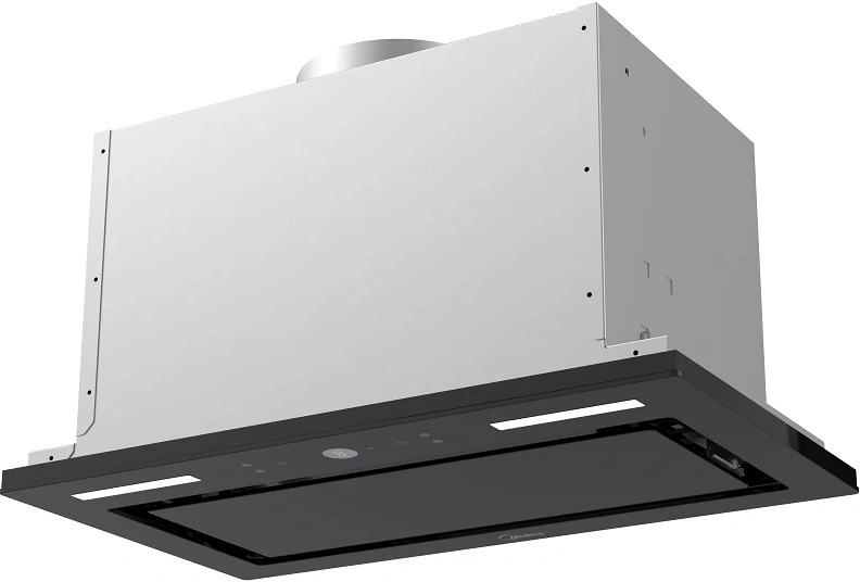 Вытяжка встраиваемая Midea MH60I530GB черный управление: сенсорное (1 мотор) — миниатюра 4