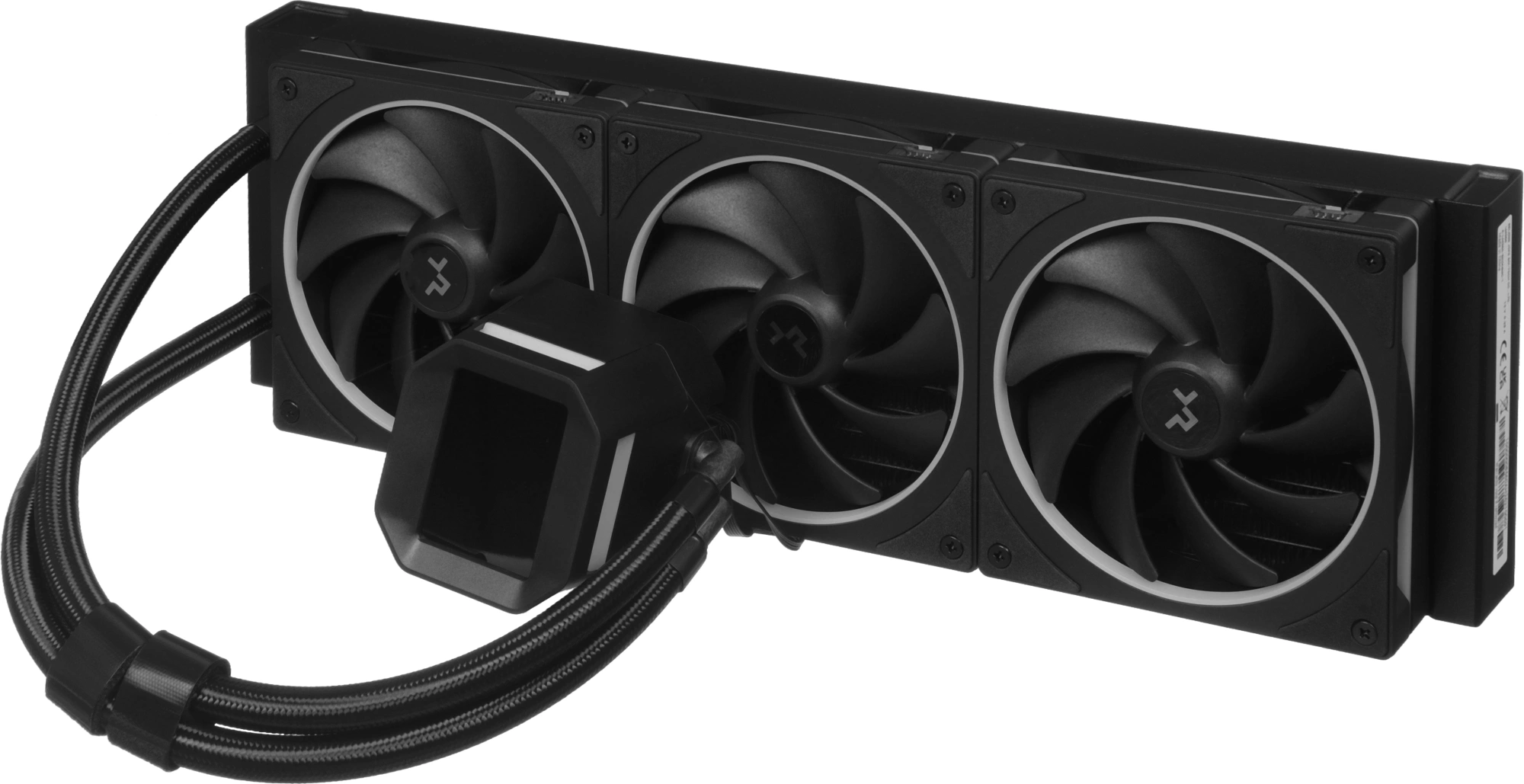 Система водяного охлаждения Deepcool LM360 ARGB Soc-AM5/AM4/1200/1700/1851 черный 4-pin 19-36dB Al LCD 250W 1729gr Ret (R-LM360-BKDMMC-1) — миниатюра 2
