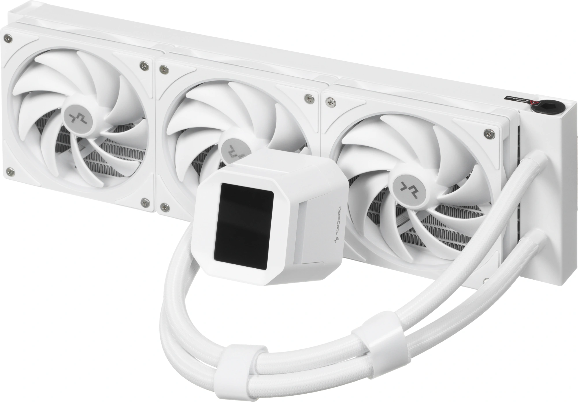 Система водяного охлаждения Deepcool LM360 ARGB Soc-AM5/AM4/1200/1700/1851 белый 4-pin 19-36dB Al LCD 250W 1729gr Ret (R-LM360-WHDMMC-1) — миниатюра 3