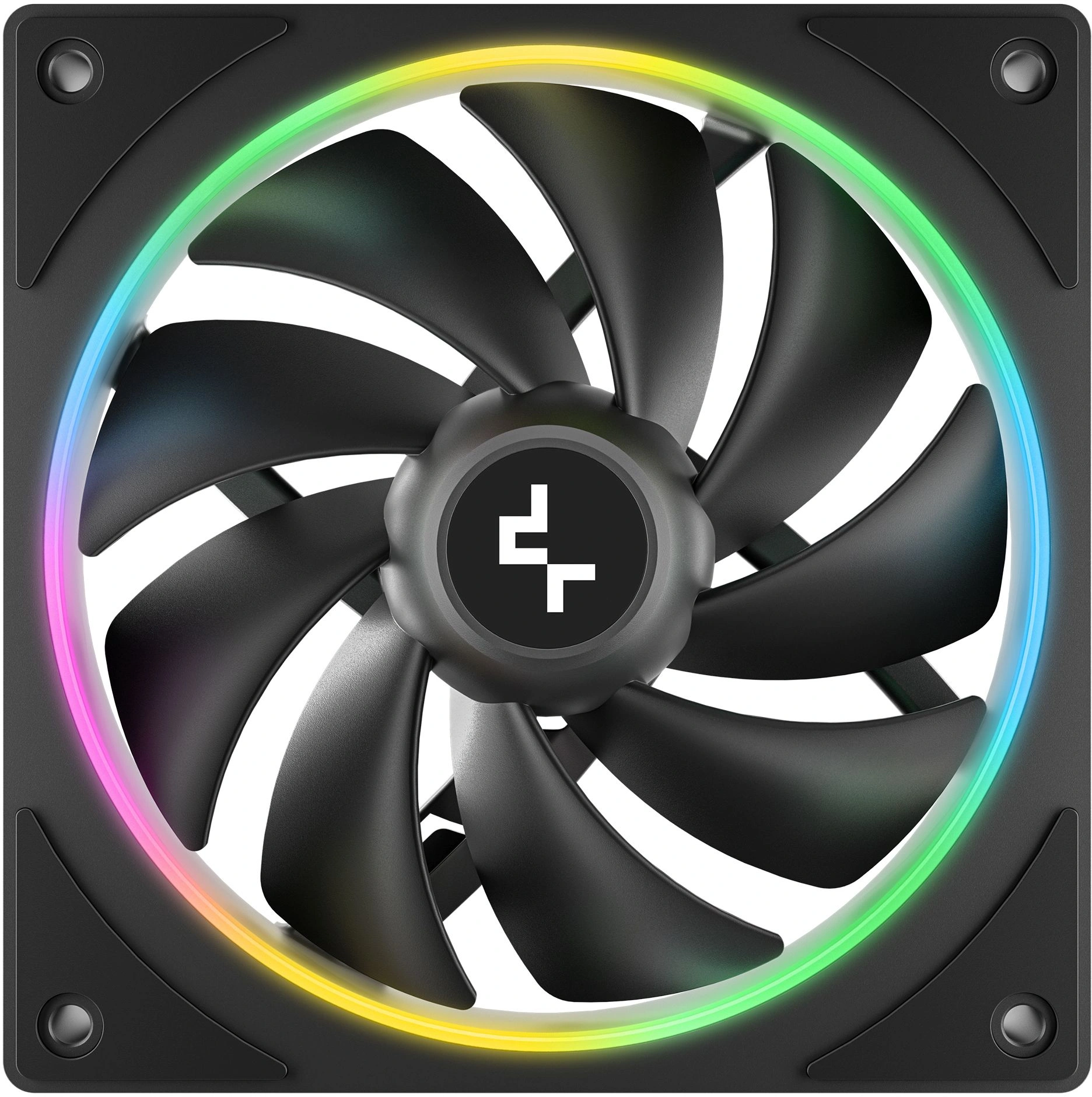 Вентилятор для корпуса Deepcool FL12 SE ARGB 120х120x25 черный 4-pin 28.67дБ (R-FL12SE-BKAPN1-G) Ret — фото 1