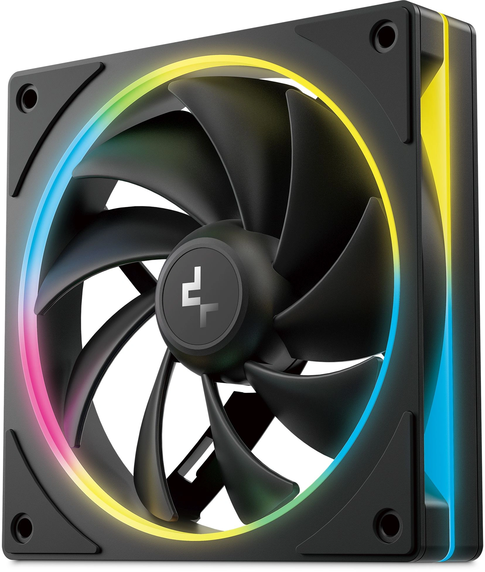 Вентилятор для корпуса Deepcool FL12 SE ARGB 120х120x25 черный 4-pin 28.67дБ (R-FL12SE-BKAPN1-G) Ret — миниатюра 3