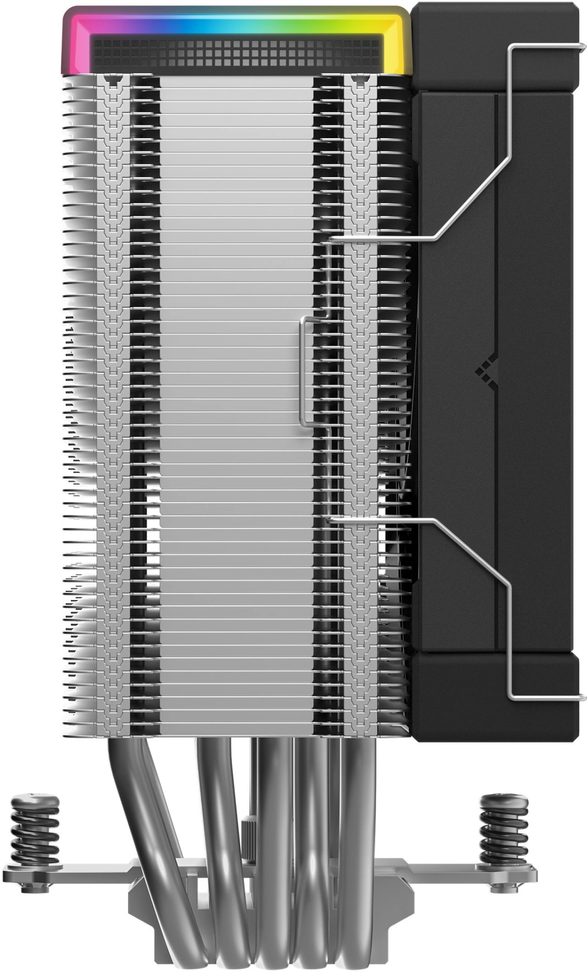 Устройство охлаждения(кулер) Deepcool AK500S Digital SE ARGB Soc-AM5/AM4/1200/1700/1851 черный 4-pin 28dB Al+Cu LCD 240W 864gr Ret (R-AK500S-BKADMN-GJD) — миниатюра 4