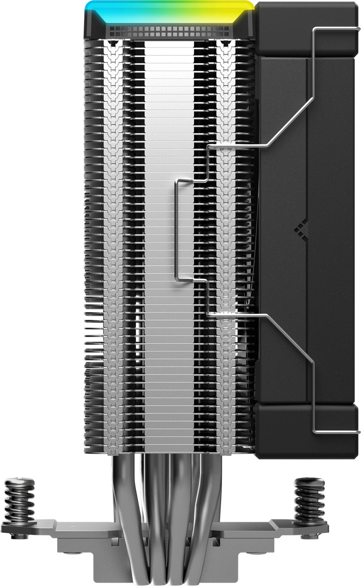 Устройство охлаждения(кулер) Deepcool AK400 Digital SE ARGB Soc-AM5/AM4/1200/1700/1851 черный 4-pin 19-28dB Al+Cu LCD 220W 812gr Ret (R-AK400-BKADMN-GJD) — миниатюра 4