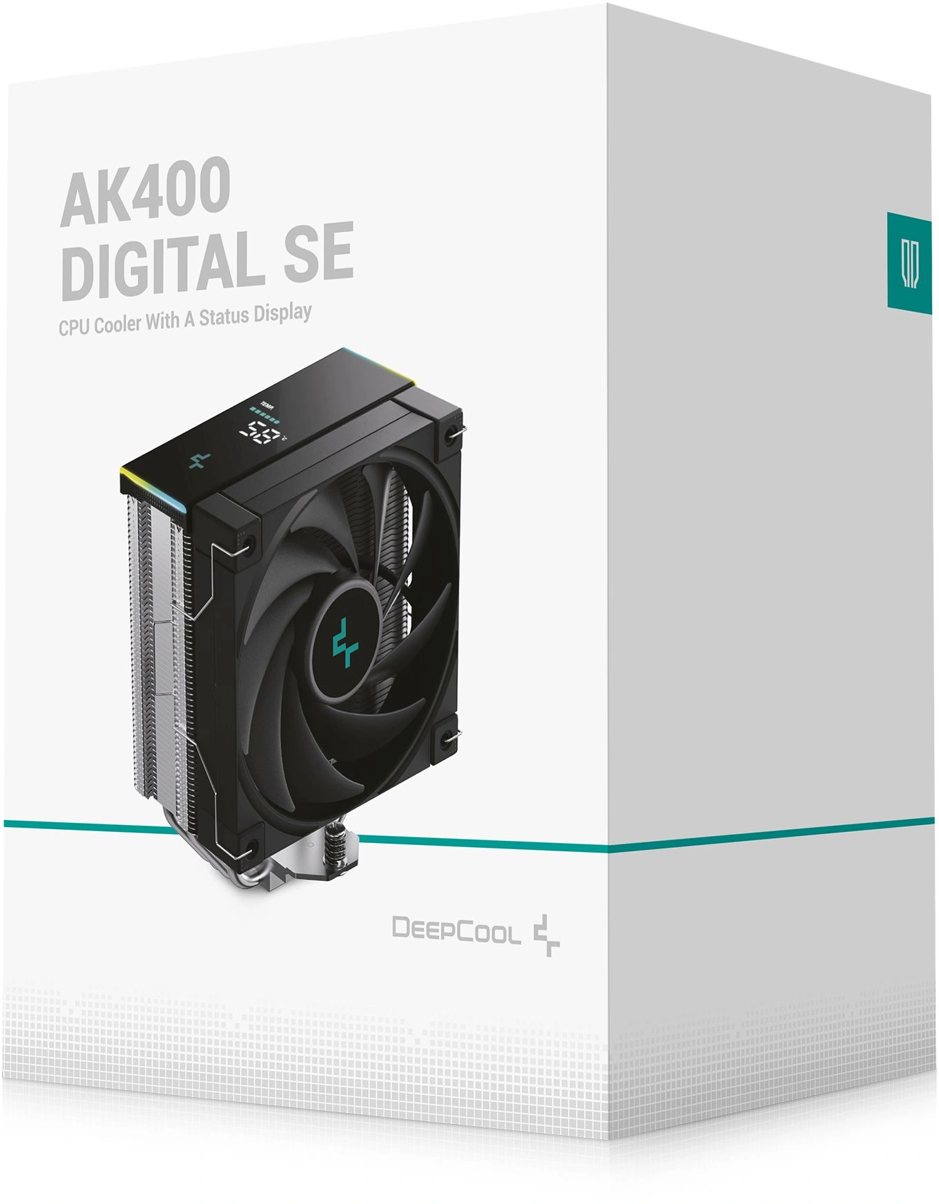 Устройство охлаждения(кулер) Deepcool AK400 Digital SE ARGB Soc-AM5/AM4/1200/1700/1851 черный 4-pin 19-28dB Al+Cu LCD 220W 812gr Ret (R-AK400-BKADMN-GJD) — миниатюра 9