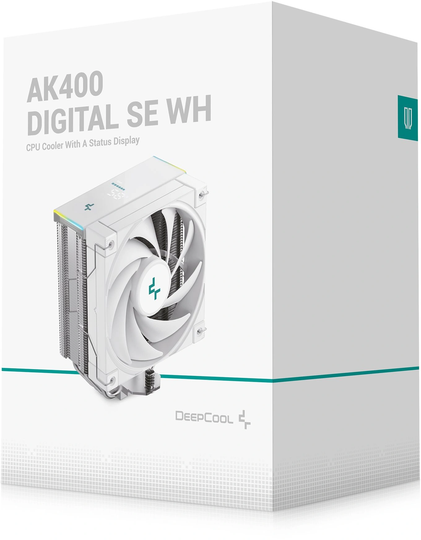 Устройство охлаждения(кулер) Deepcool AK400 Digital SE Wh ARGB Soc-AM5/AM4/1200/1700/1851 белый 4-pin 19-28dB Al+Cu LCD 220W 812gr Ret (R-AK400-WHADMN-GJD) — миниатюра 9