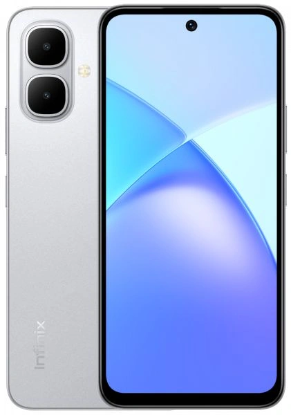 Смартфон Infinix X6725D SMART 10 128Gb 4Gb серебристый титан моноблок 3G 4G 6.67" Android 15 802.11 a/b/g/n/ac NFC GPS