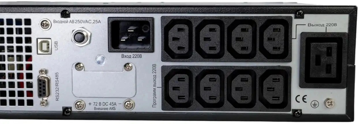 Источник бесперебойного питания Systeme Electriс SRT SRTSE3000RTXLIG2-NC 3000Вт 3000ВА черный Gen 2 — миниатюра 2