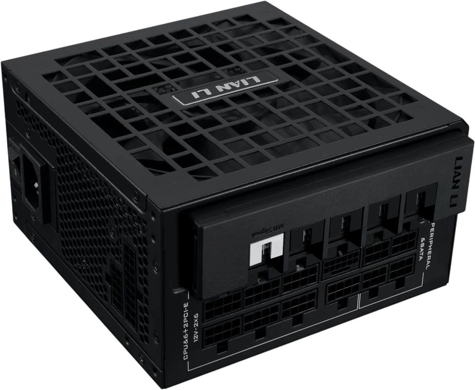 Блок питания Lian-Li ATX 1200W RS1200G RS Hub Gen.5 80+ gold (20+4pin) APFC 120mm fan 12xSATA Cab Manag RTL — миниатюра 2