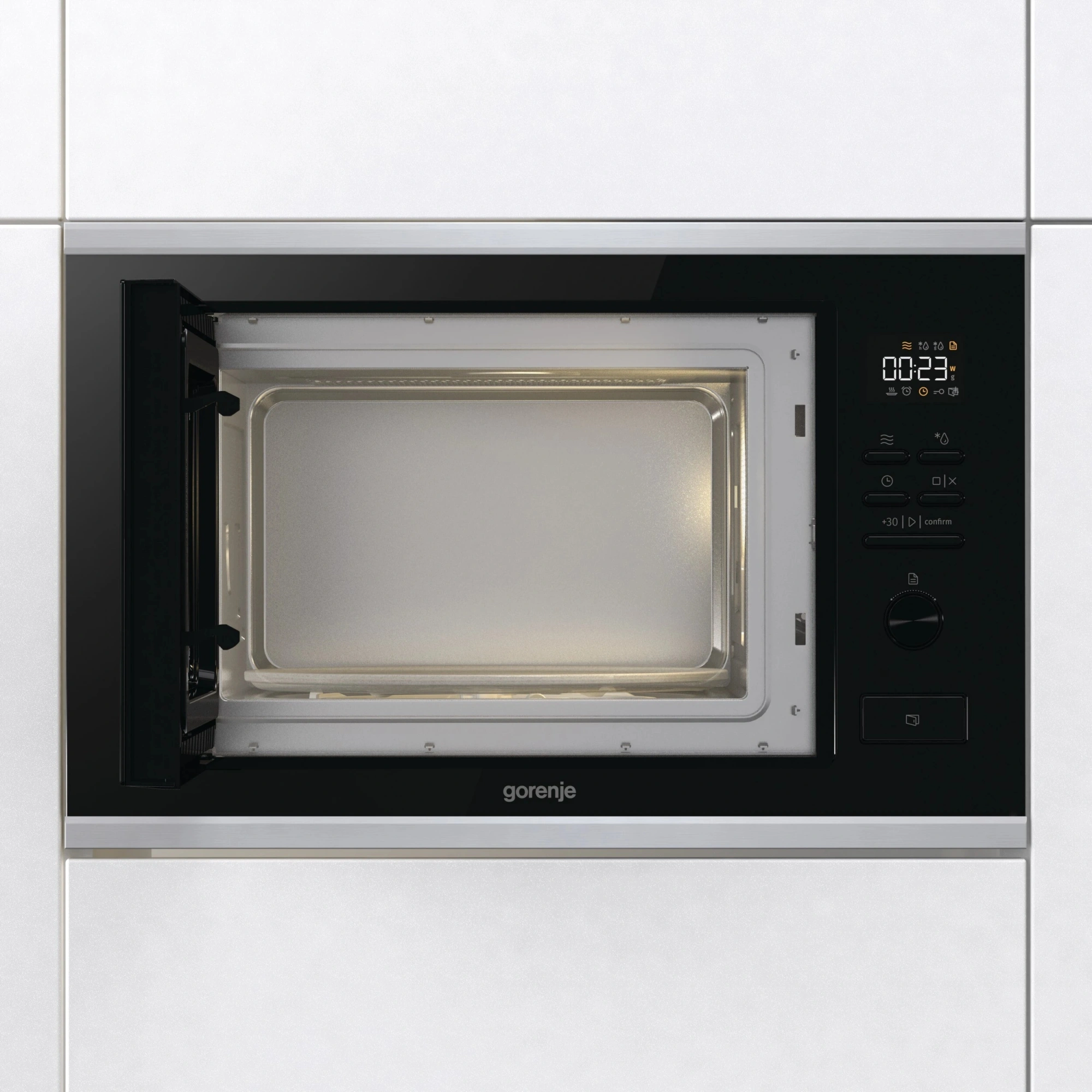 Микроволновая печь Gorenje BMX251M2BG 25л. 900Вт черный (встраиваемая) — миниатюра 6