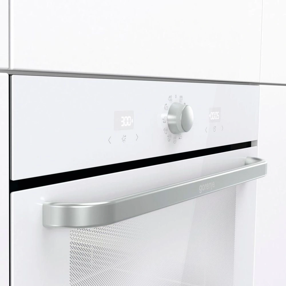 Духовой шкаф Электрический Gorenje BOS6737SYW белый — миниатюра 2