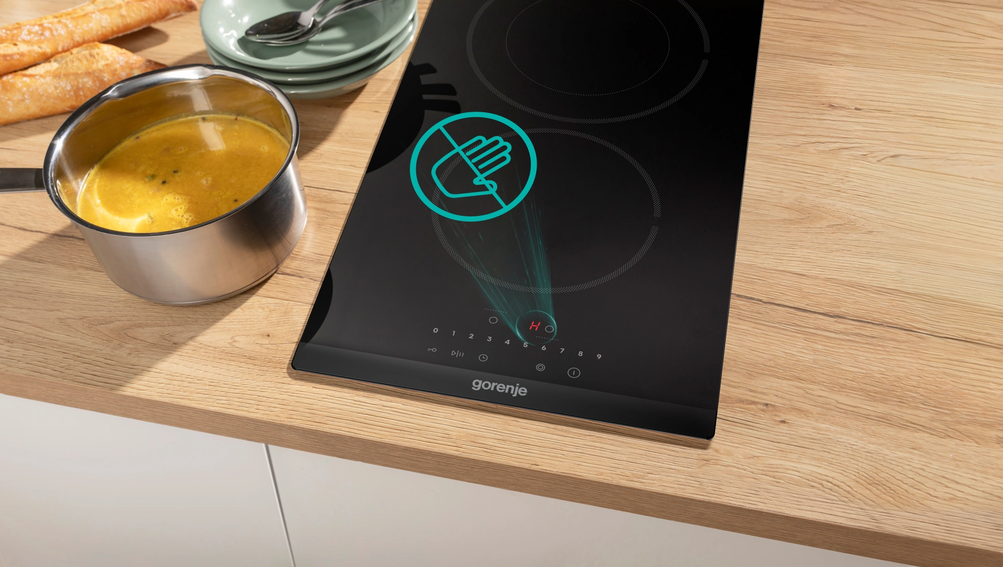 Варочная поверхность Gorenje ECS322BCSCE черный — миниатюра 5
