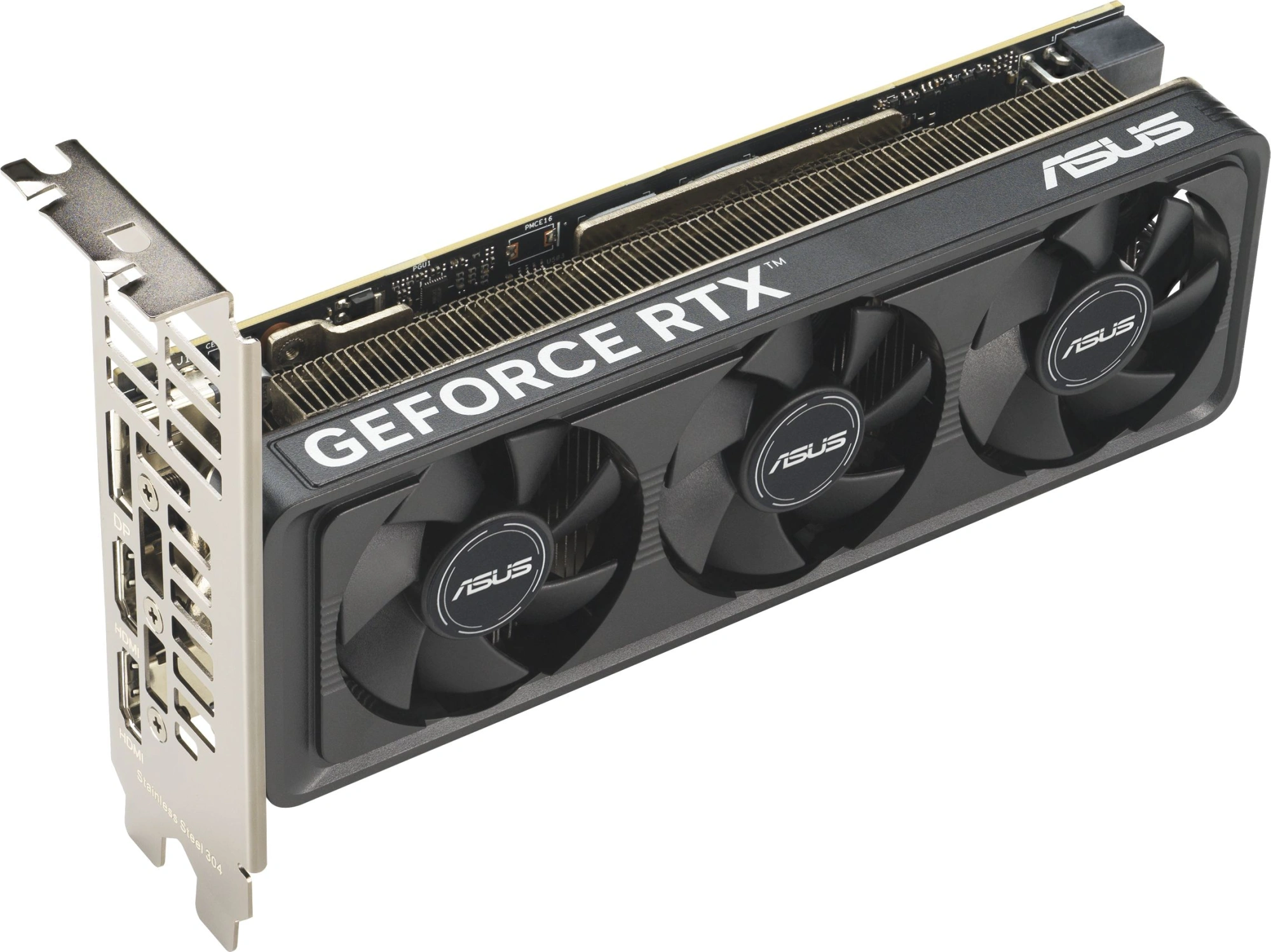 Видеокарта Asus PCI-E 5.0 RTX5060-O8G-LP-BRK NVIDIA GeForce RTX 5060 8Gb 128bit GDDR7 2550/28000 HDMIx2 DPx1 HDCP Ret low profile — миниатюра 4