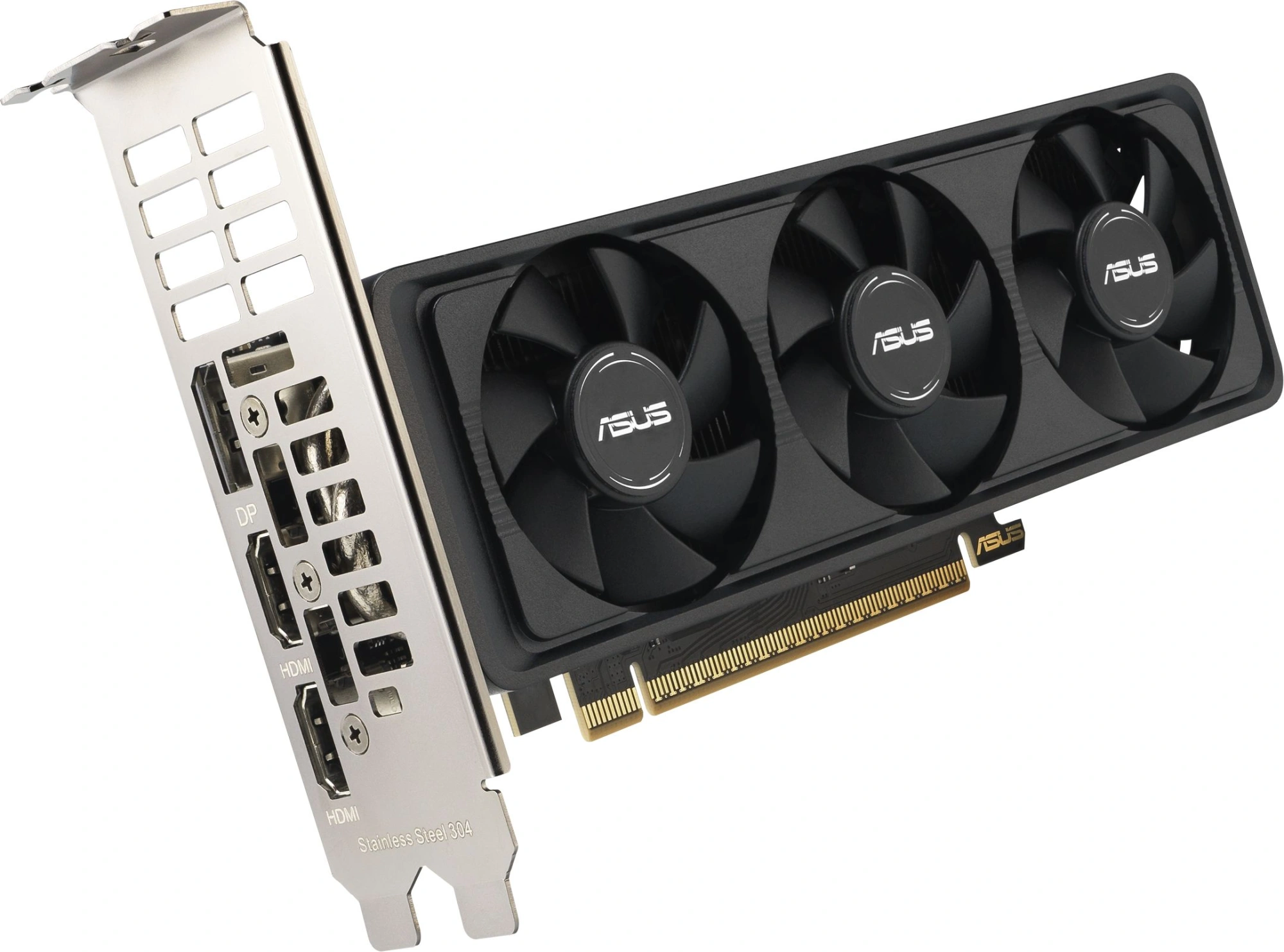 Видеокарта Asus PCI-E 5.0 RTX5060-O8G-LP-BRK NVIDIA GeForce RTX 5060 8Gb 128bit GDDR7 2550/28000 HDMIx2 DPx1 HDCP Ret low profile — миниатюра 5