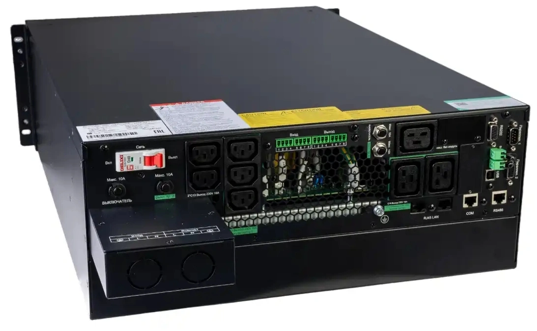 Источник бесперебойного питания Systeme Electriс SRT SRTSE6KRTXLIG2 6000Вт 6000ВА черный Gen 2 — миниатюра 6