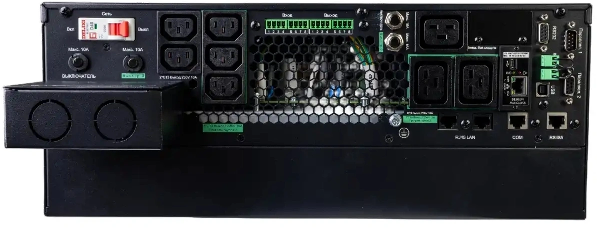 Источник бесперебойного питания Systeme Electriс SRT SRTSE5KRTXLIG2-NC 5000Вт 5000ВА черный Gen 2 — миниатюра 10