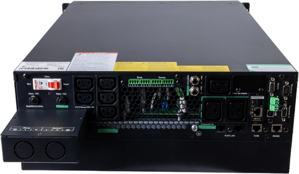 Источник бесперебойного питания Systeme Electriс SRT SRTSE6KRTXLIG2-NC 6000Вт 6000ВА черный Gen 2 — миниатюра 9