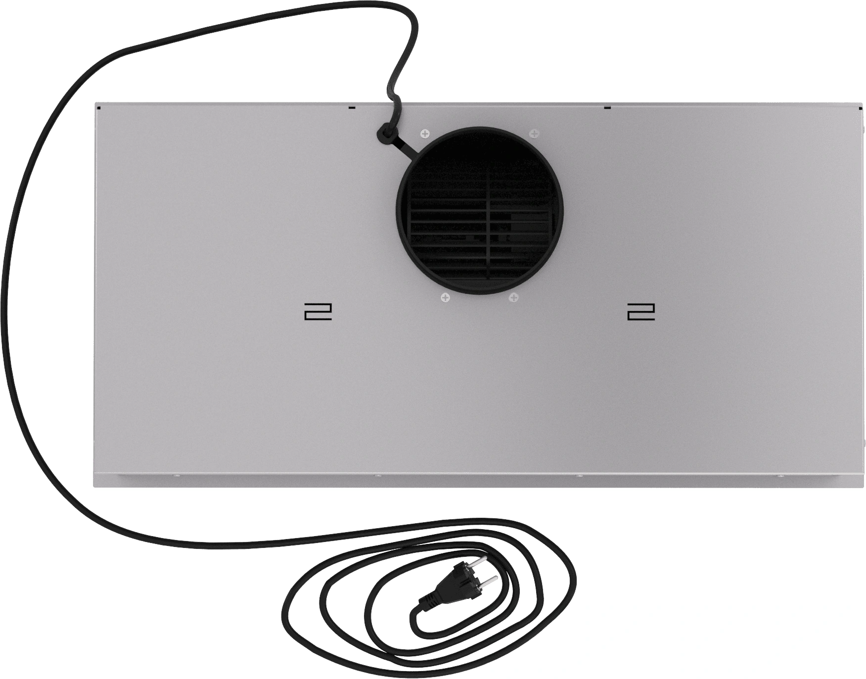 Вытяжка встраиваемая Elikor Cube Basic 60П-500-К3Д хром управление: кнопочное (1 мотор) — миниатюра 5