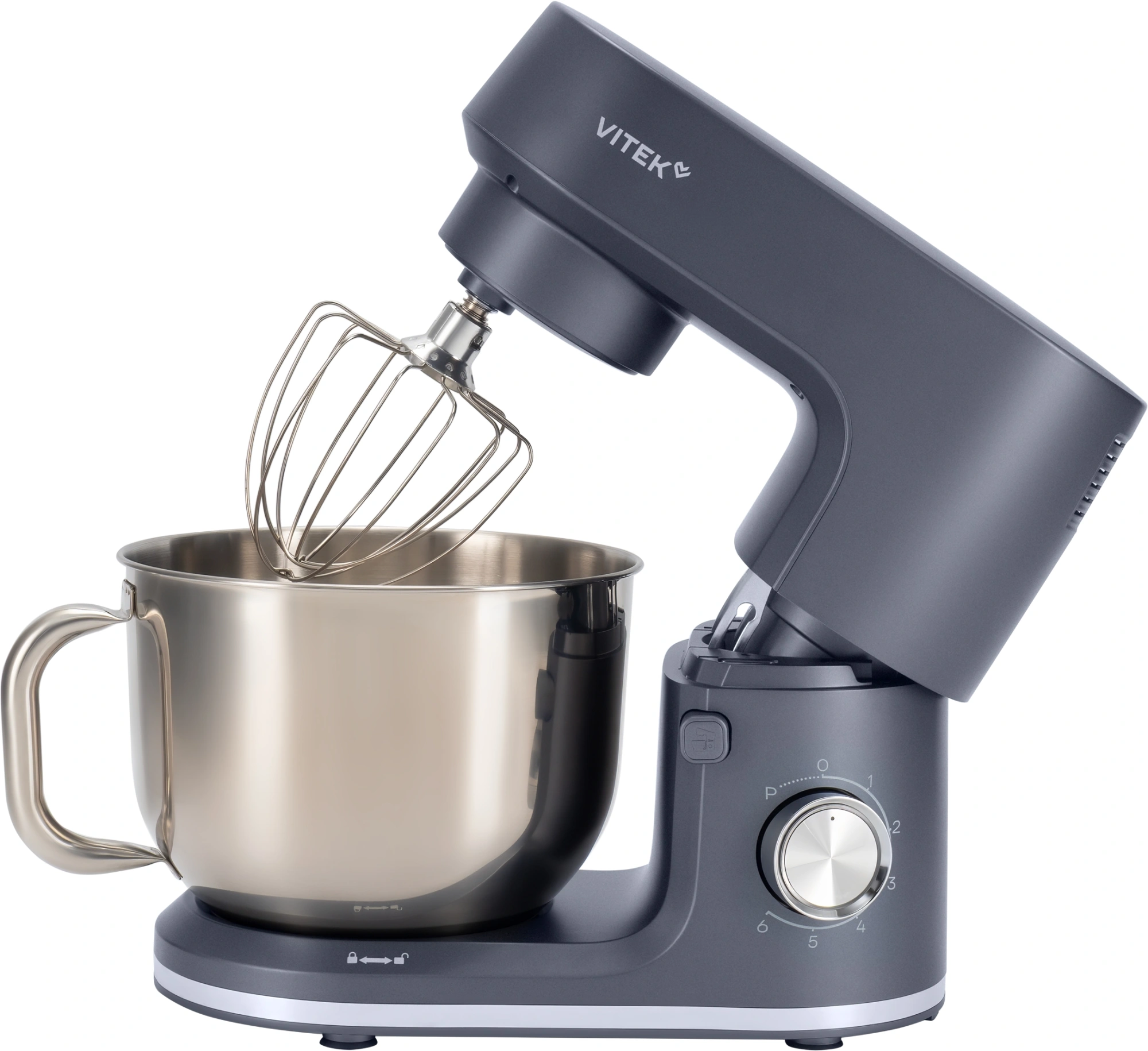 Миксер планетарный Vitek Элегия VT-PM0660 2000Вт антрацитовый — миниатюра 3