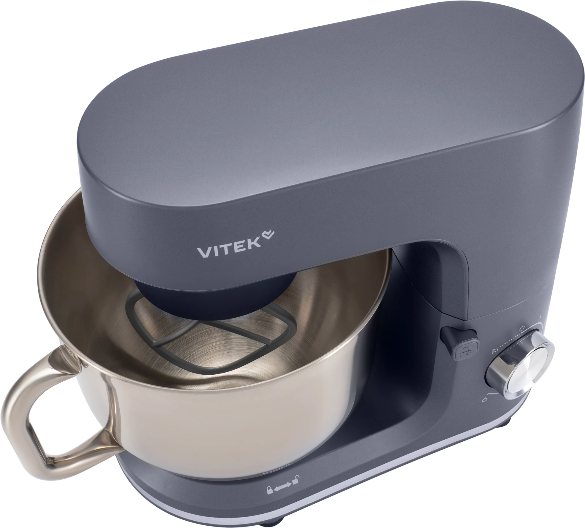 Миксер планетарный Vitek Элегия VT-PM0660 2000Вт антрацитовый — миниатюра 15
