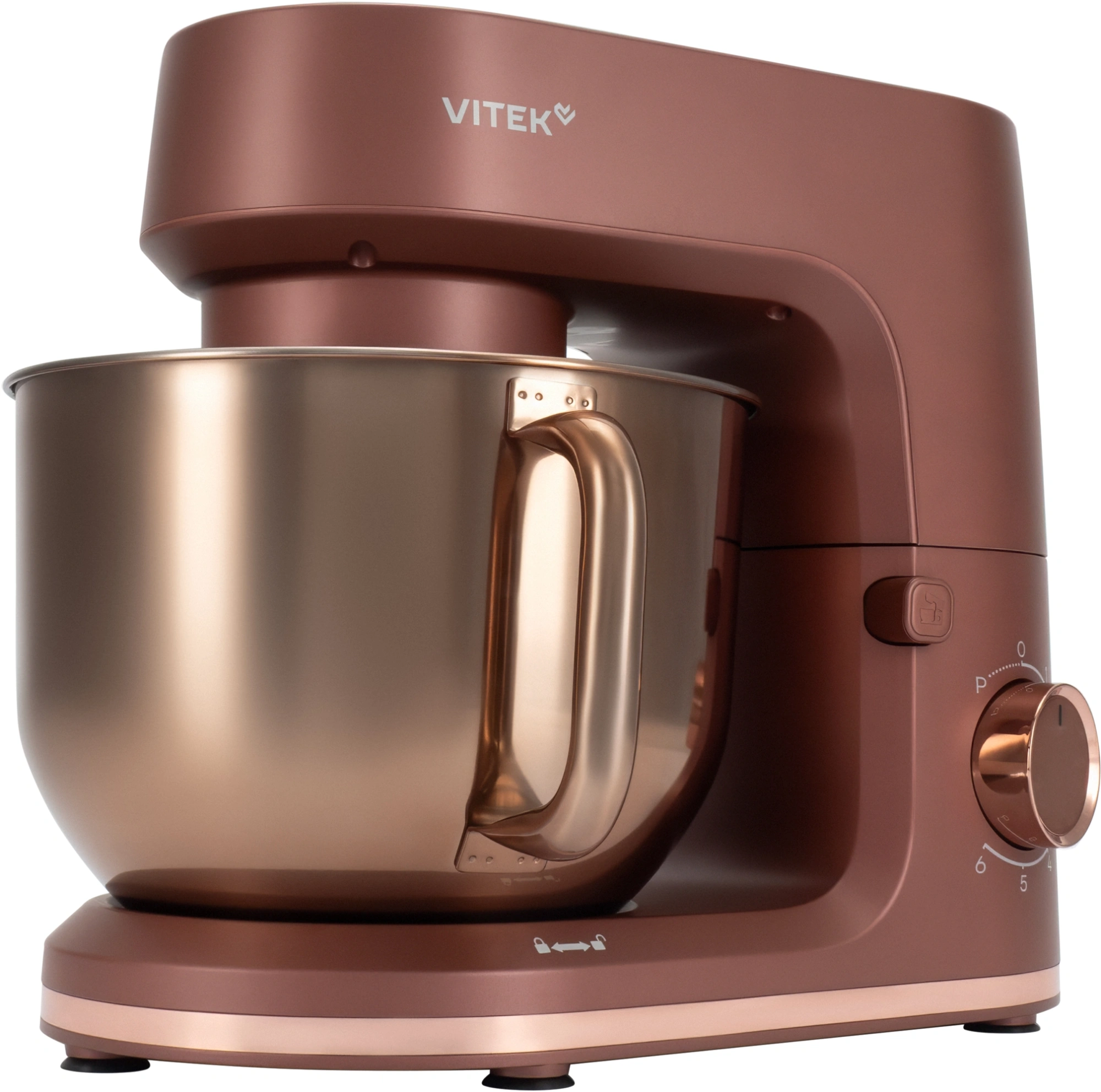 Миксер планетарный Vitek Элегия VT-PM0661 2000Вт кофейный — миниатюра 3
