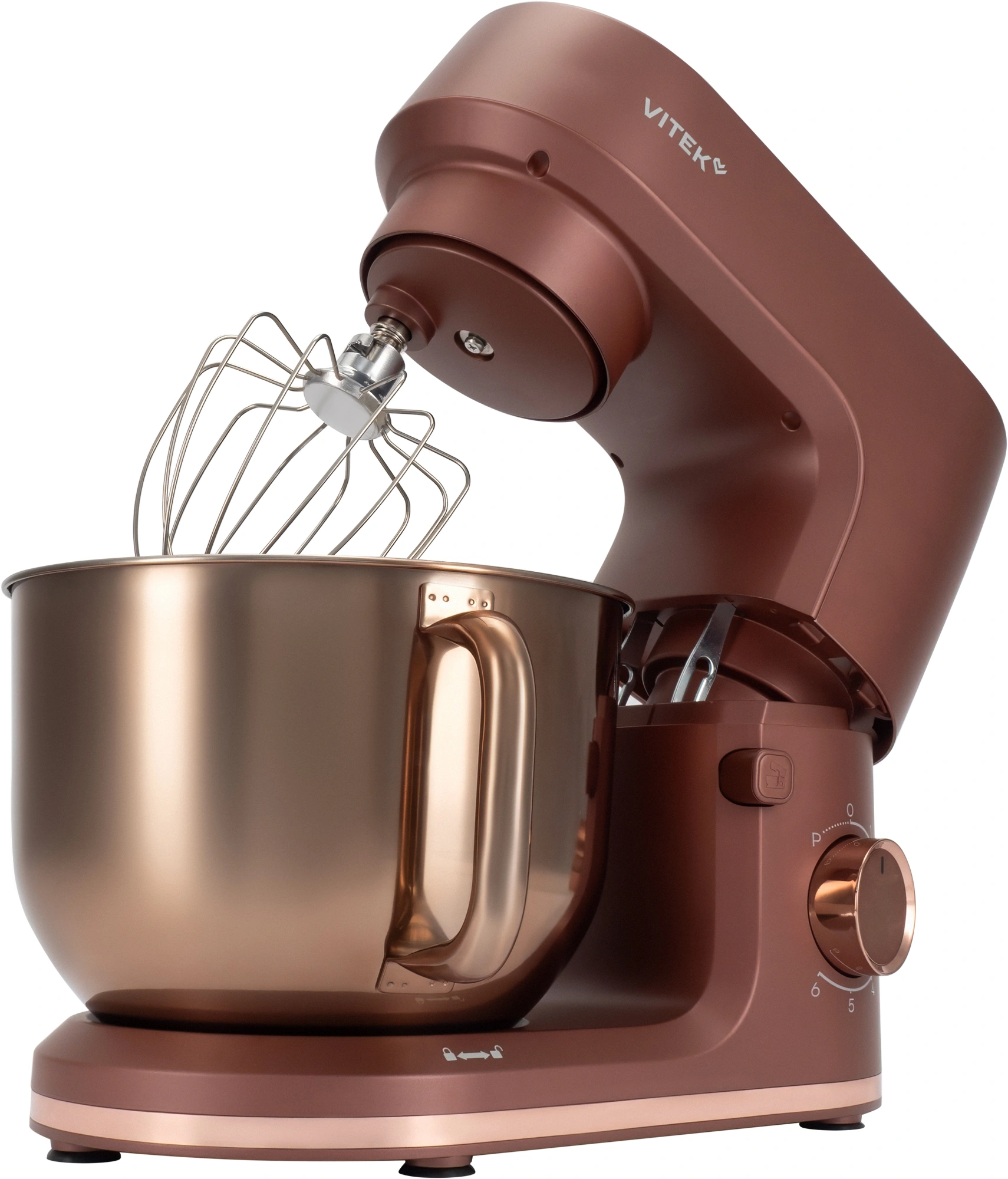 Миксер планетарный Vitek Элегия VT-PM0661 2000Вт кофейный — миниатюра 4