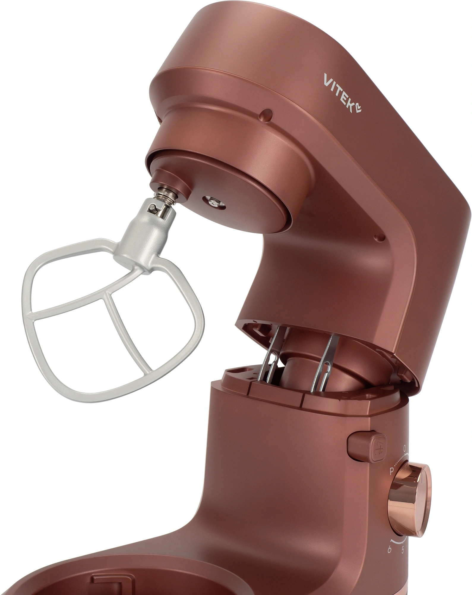 Миксер планетарный Vitek Элегия VT-PM0661 2000Вт кофейный — миниатюра 13