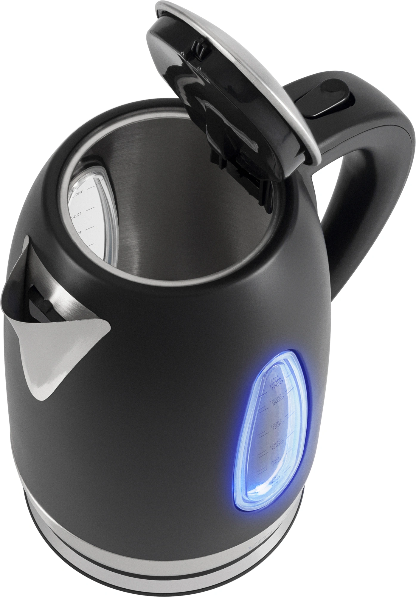 Чайник электрический Vitek VT-WK1065 1.7л. 2000Вт черный/серебристый корпус: металл — миниатюра 7