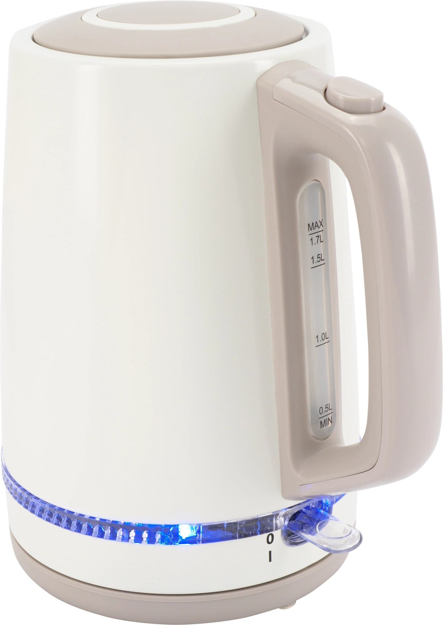 Чайник электрический Vitek VT-WK1066 1.7л. 2200Вт бежевый/коричневый корпус: металл/пластик — миниатюра 4