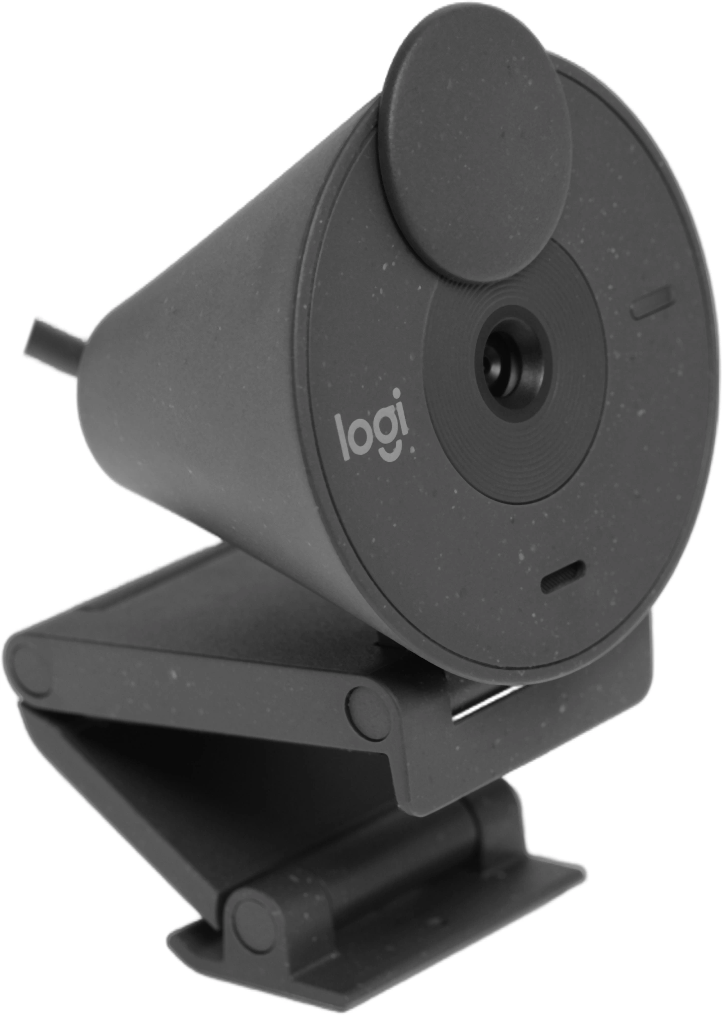 Камера Web Logitech HD Webcam Brio 300 черный 2Mpix (1920x1080) USB Type-C с микрофоном (960-001438) — миниатюра 5