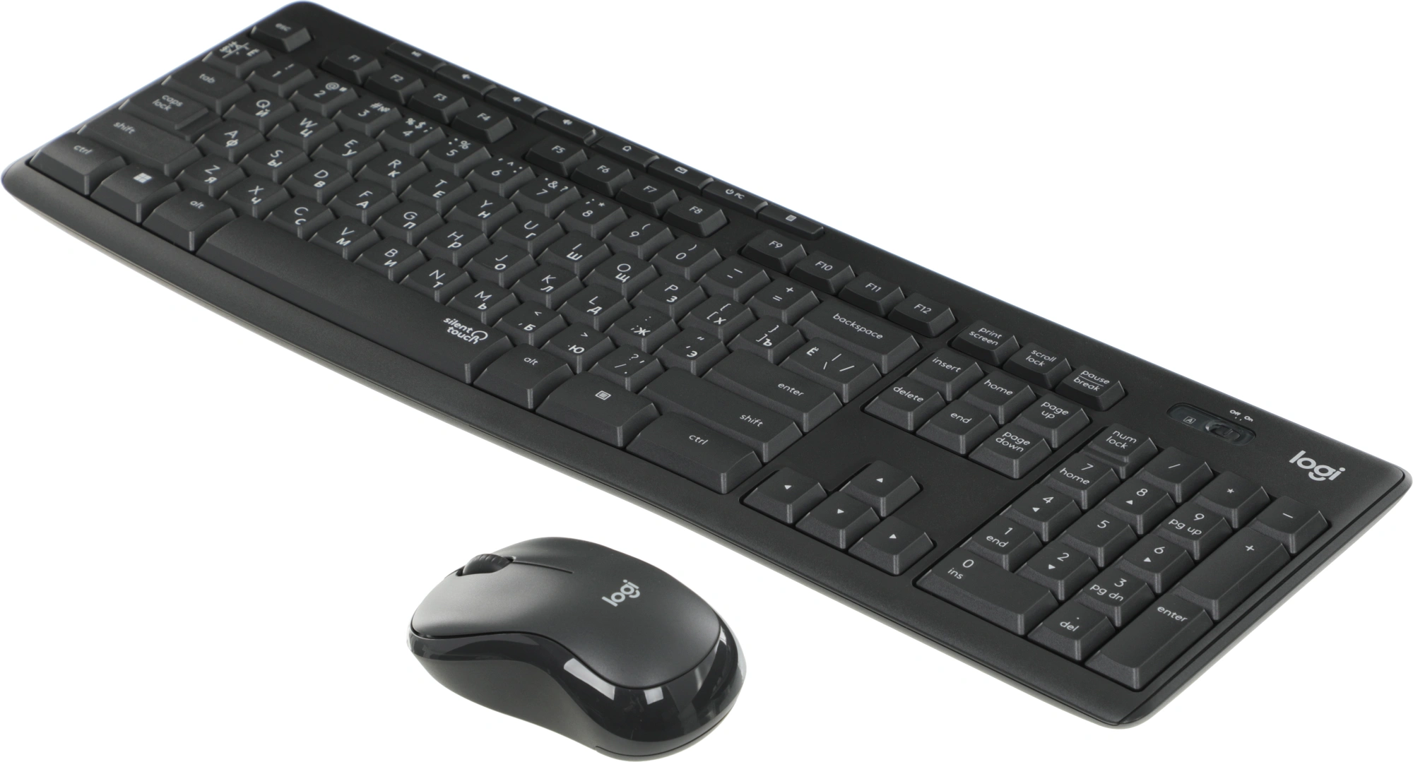 Клавиатура + мышь Logitech MK295 клав:черный мышь:черный USB беспроводная Multimedia (920-009813) — миниатюра 2