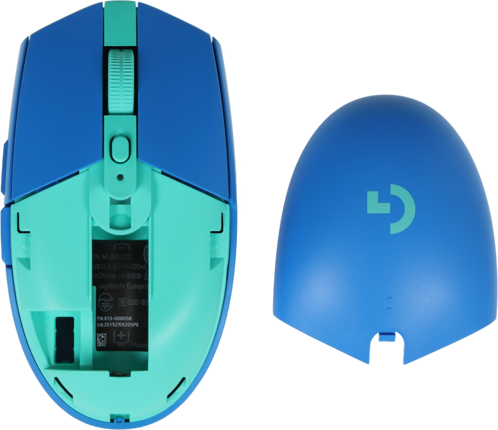 Мышь Logitech G304 Lightspeed синий оптическая 12000dpi беспров. USB 5but (910-006018) — миниатюра 9