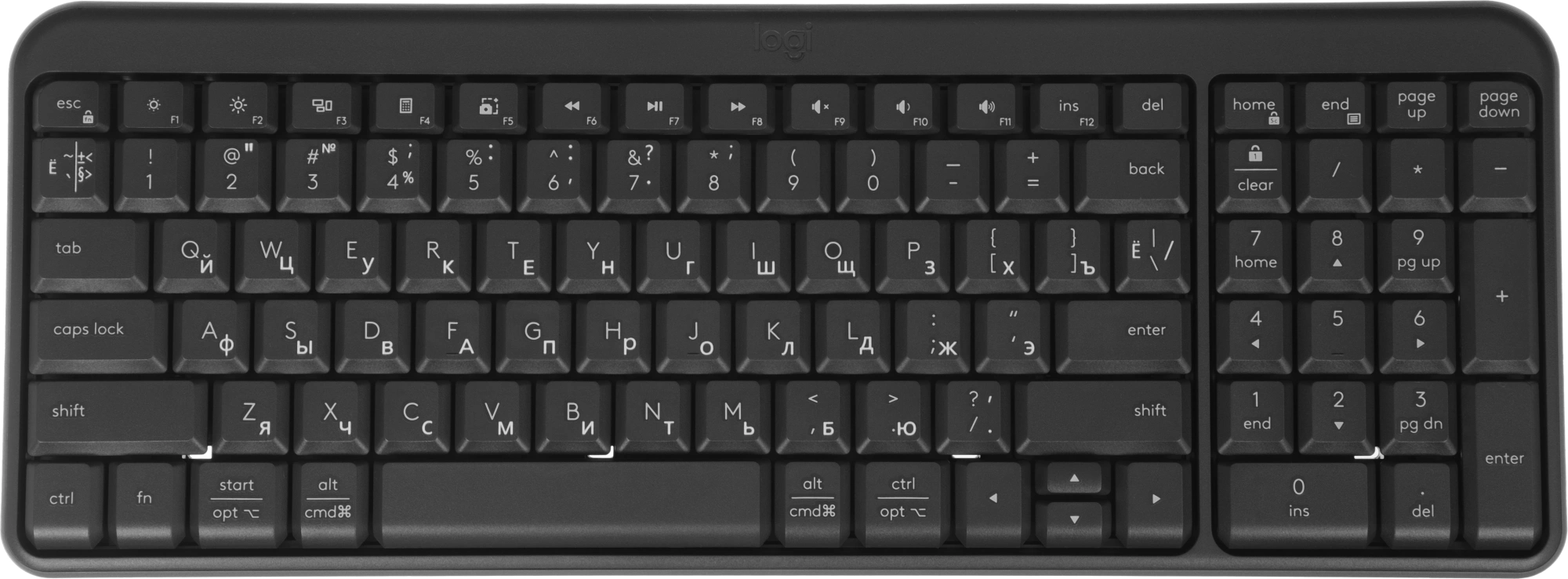 Клавиатура Logitech K251 черный беспроводная BT slim (920-013363) — миниатюра 2
