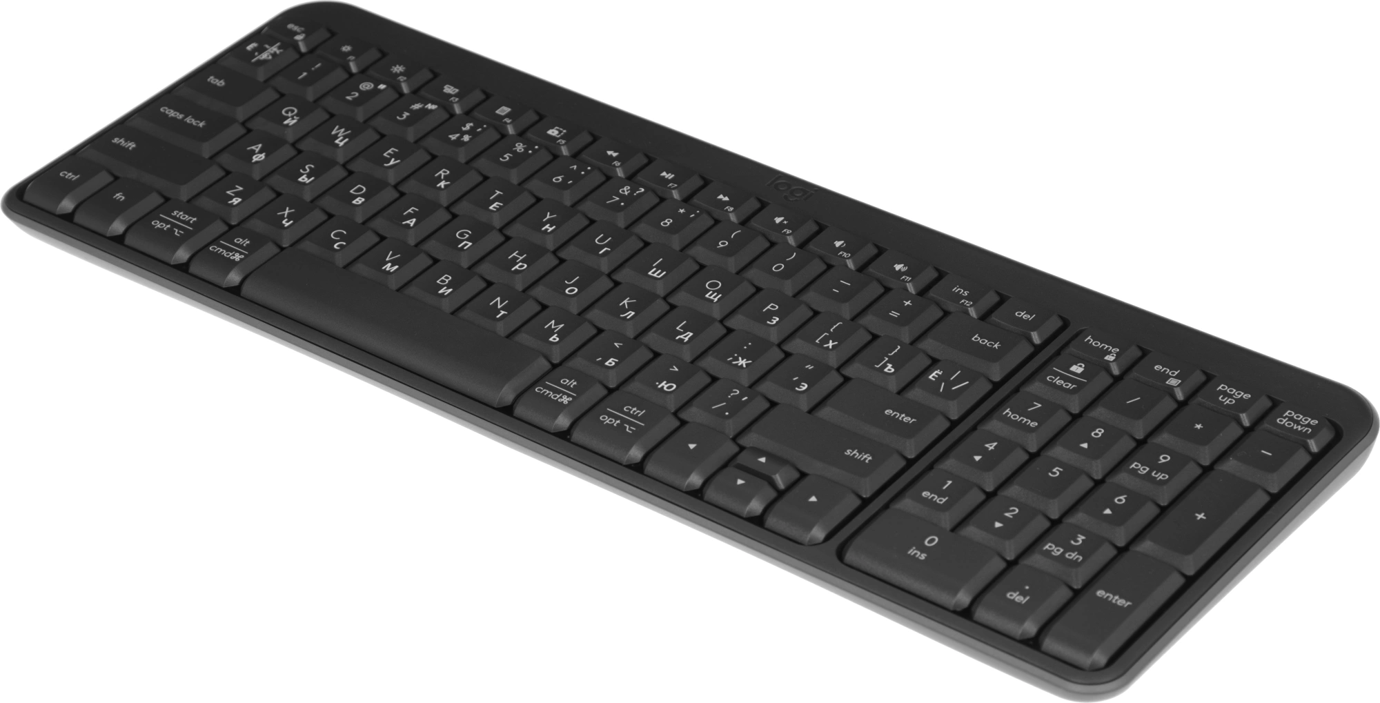 Клавиатура Logitech K251 черный беспроводная BT slim (920-013363)