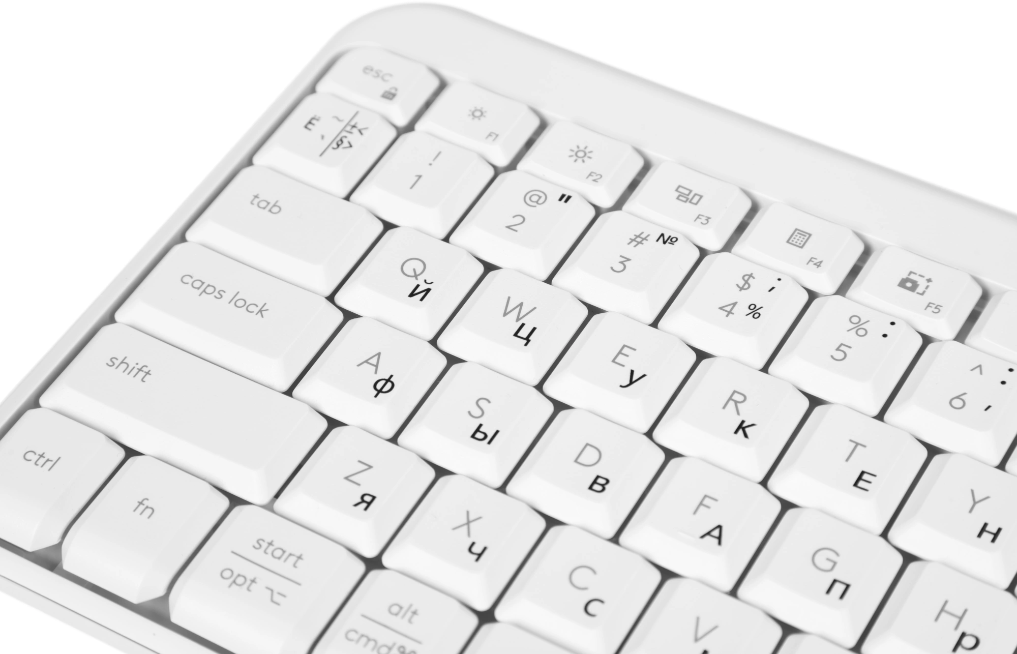 Клавиатура Logitech K251 белый беспроводная BT slim (920-013364) — миниатюра 3