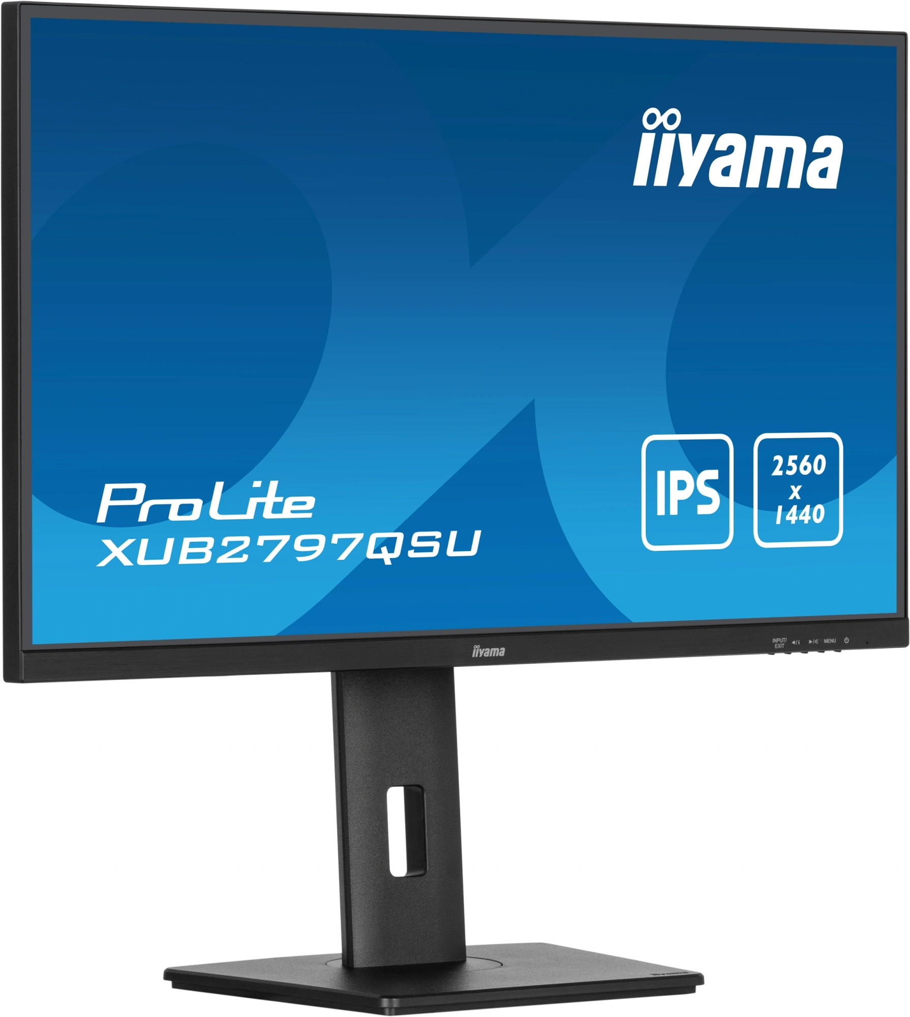 Монитор Iiyama 27" ProLite XUB2797QSU-B2 черный IPS LED 16:9 HDMI M/M матовая HAS Piv 300cd 178гр/178гр 2560x1440 100Hz DP 2K USB 5.7кг — миниатюра 3