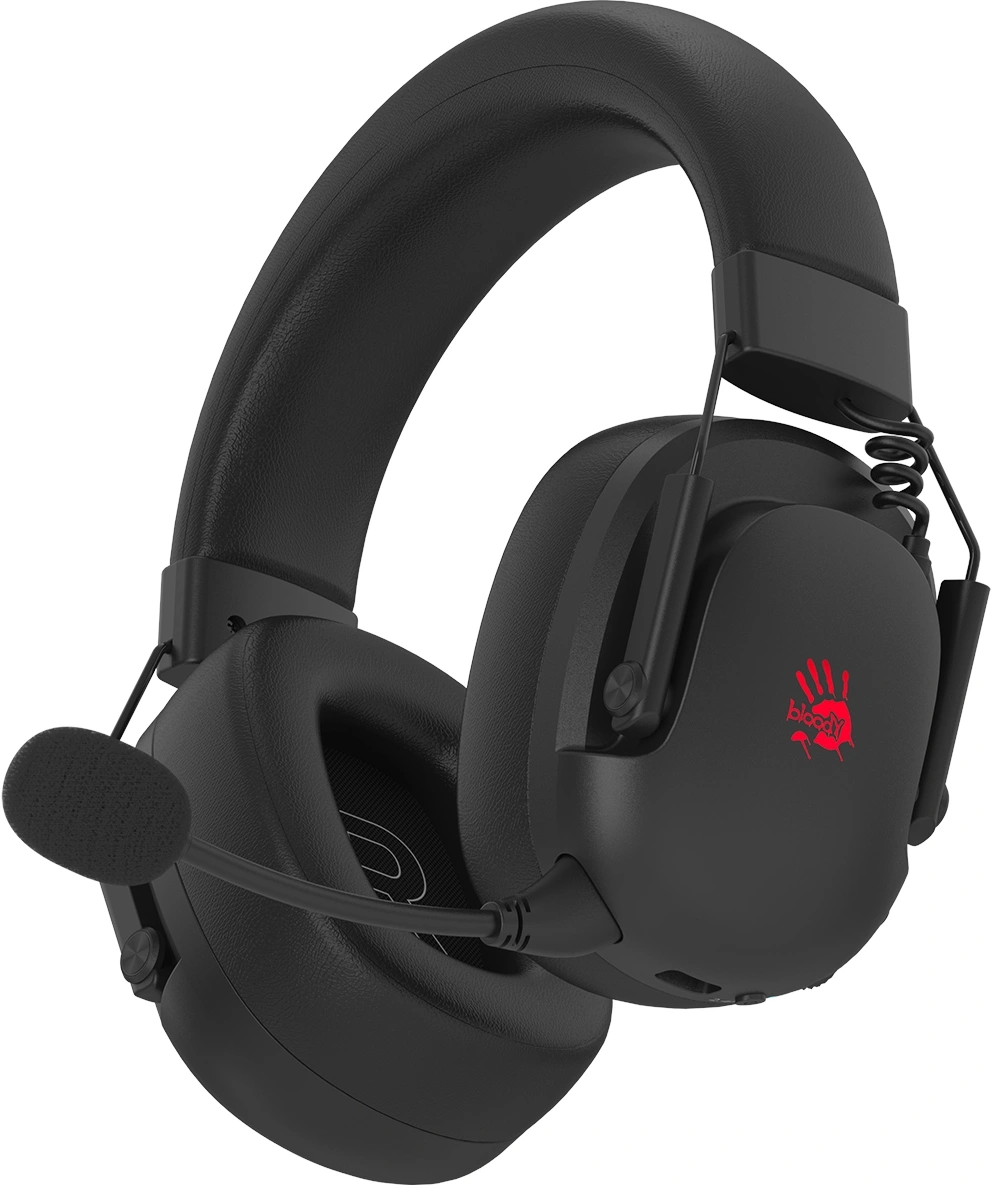 Наушники с микрофоном A4Tech Bloody GR585 черный мониторные BT/Radio/3.5mm оголовье — миниатюра 4