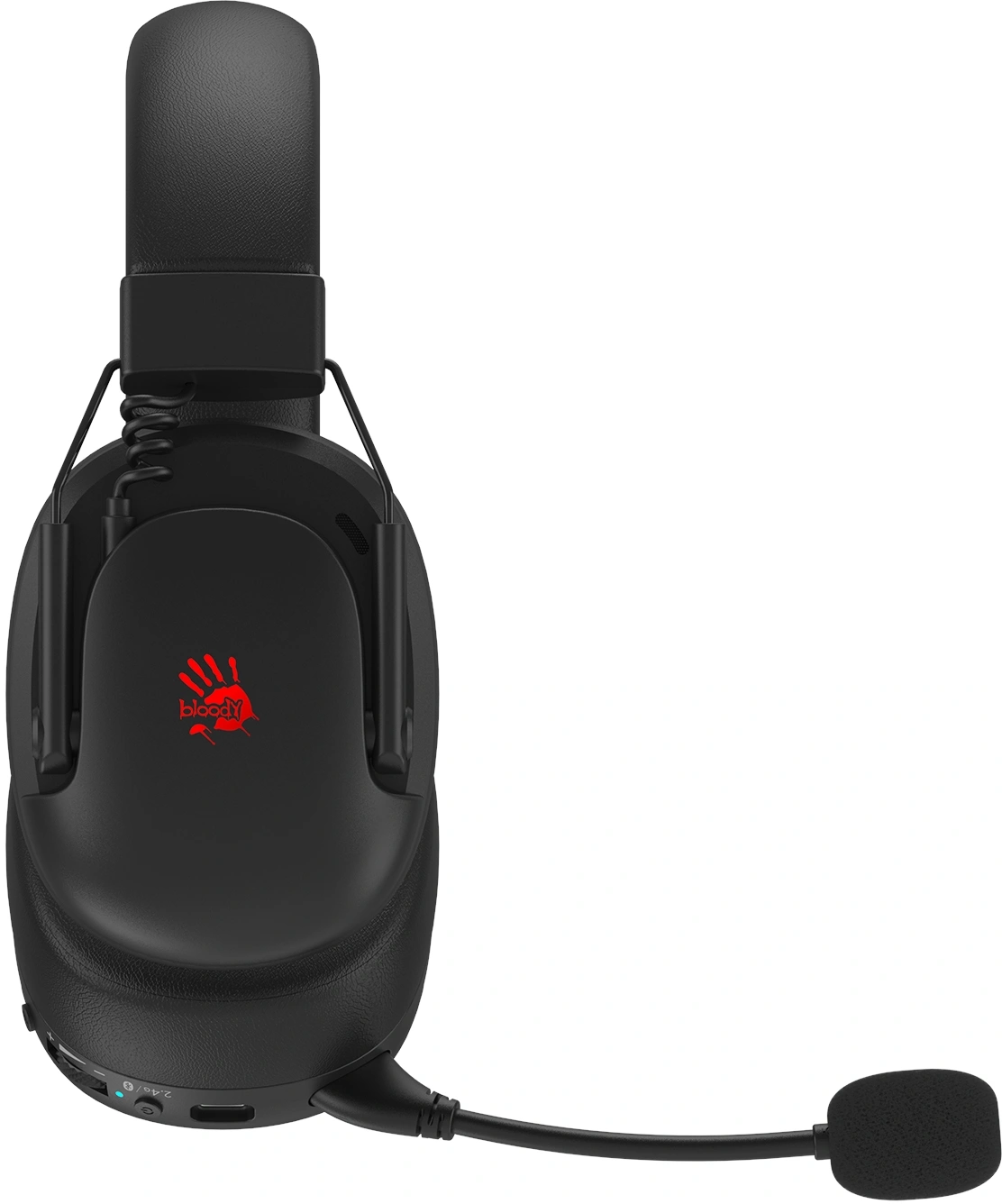 Наушники с микрофоном A4Tech Bloody GR585 черный мониторные BT/Radio/3.5mm оголовье — миниатюра 7