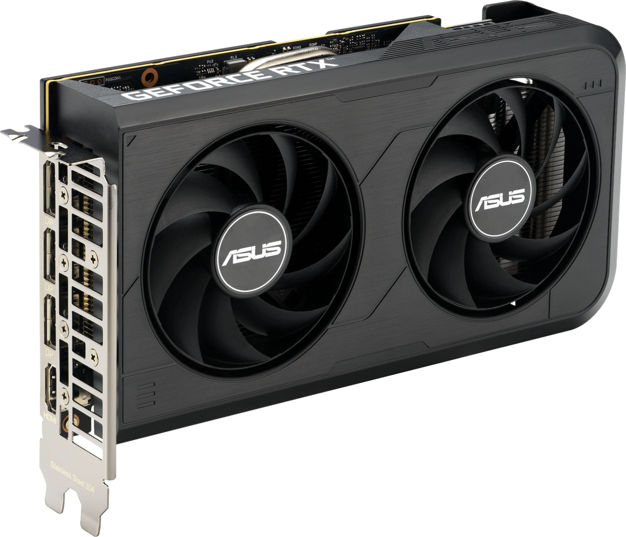 Видеокарта Asus PCI-E 5.0 DUAL-RTX5050-O8G NVIDIA GeForce RTX 5050 8Gb 128bit GDDR6 2647/20000 HDMIx1 DPx3 HDCP Ret — миниатюра 2