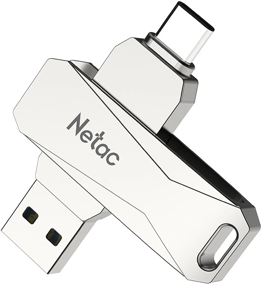 Флеш Диск Netac 32GB U782C NT03U782C-032G-32PN USB3.0 серебристый — миниатюра 2