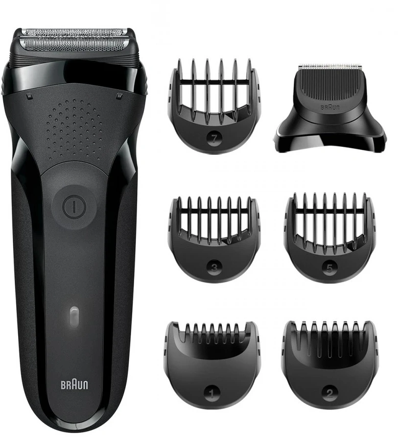 Бритва сетчатая Braun Series 3 300BT реж.эл.:2 питан.:аккум. черный — фото 1