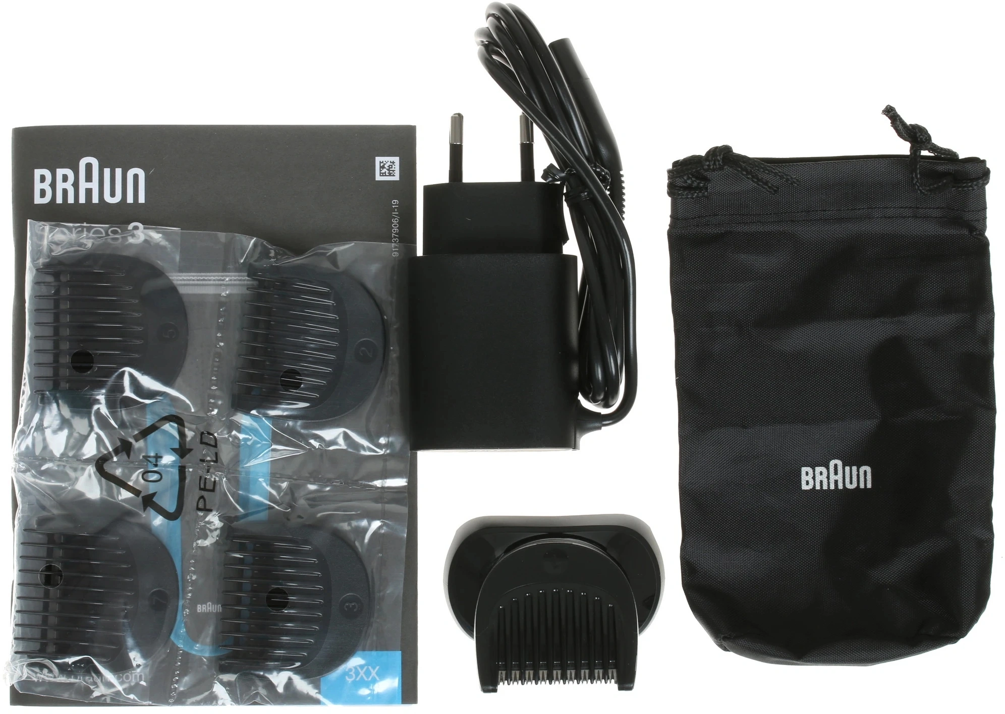 Бритва сетчатая Braun Series 3 300BT реж.эл.:2 питан.:аккум. черный — миниатюра 8