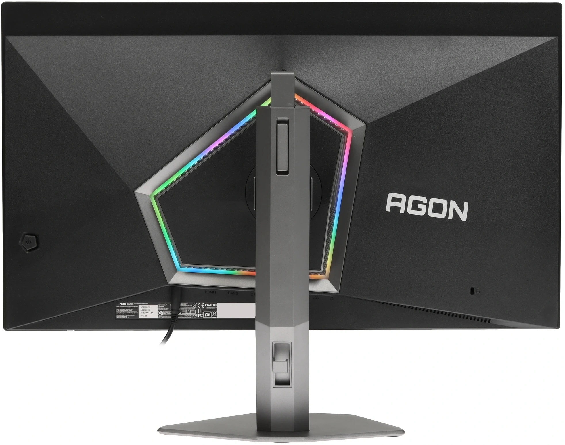 Монитор AOC 27" Agon Pro AG276UZD черный QD OLED LED 16:9 HDMI M/M матовая HAS Piv 1500000:1 1000cd 178гр/178гр 3840x2160 240Hz DP 4K USB 6.85кг — миниатюра 11