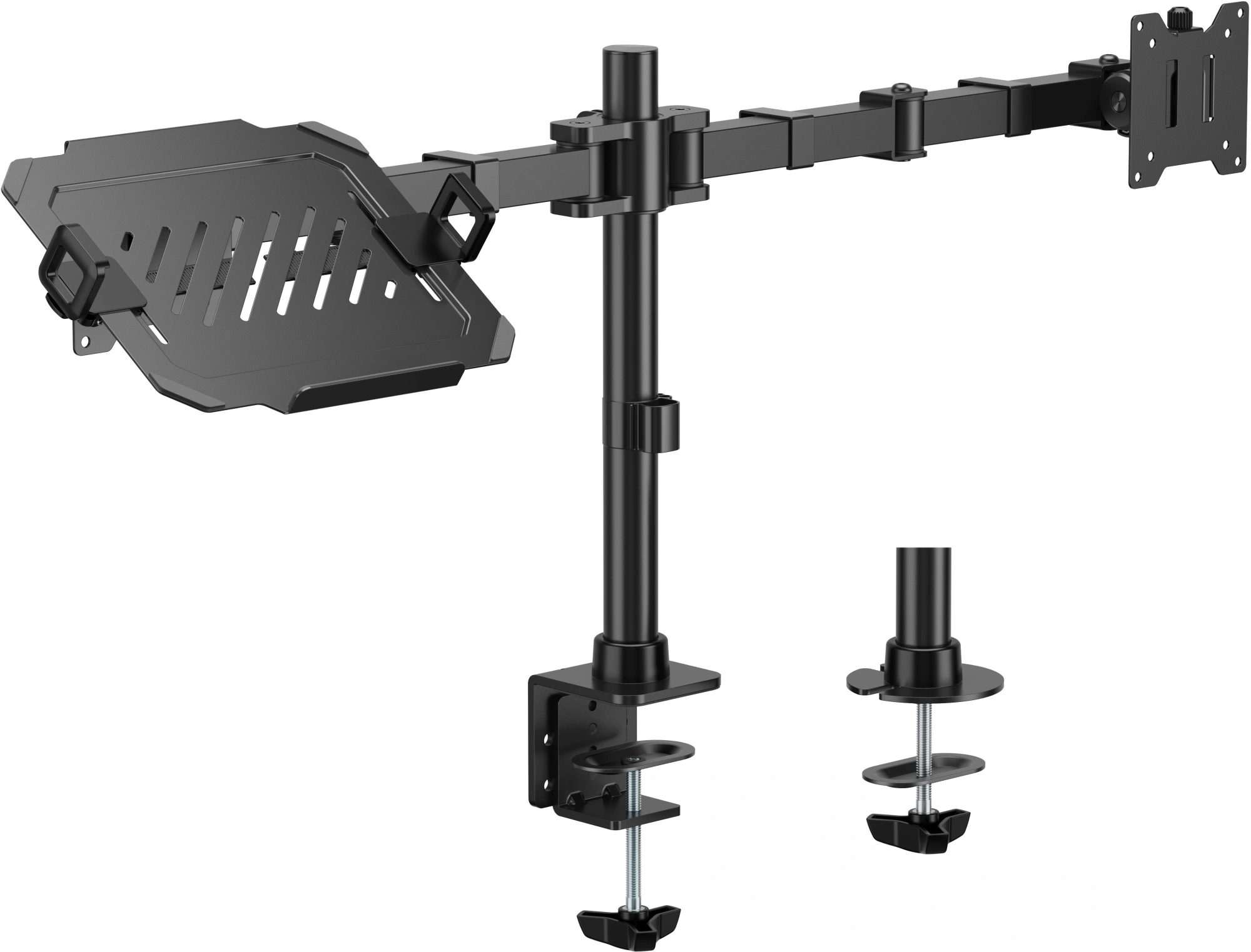 Кронштейн для монитора/ноутбука Cactus CS-VM-LH24-BL черный 17"-35" макс.20кг настольный поворот и наклон — фото 1