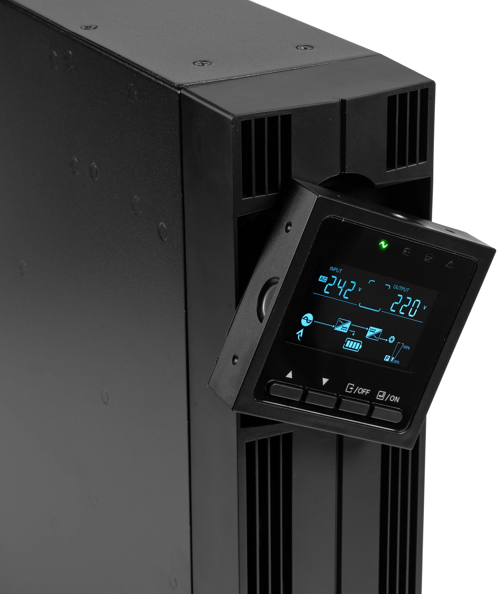 Источник бесперебойного питания Бастион 2000-Rack-ON-4X9-E P3 2000Вт 2000ВА черный — миниатюра 8