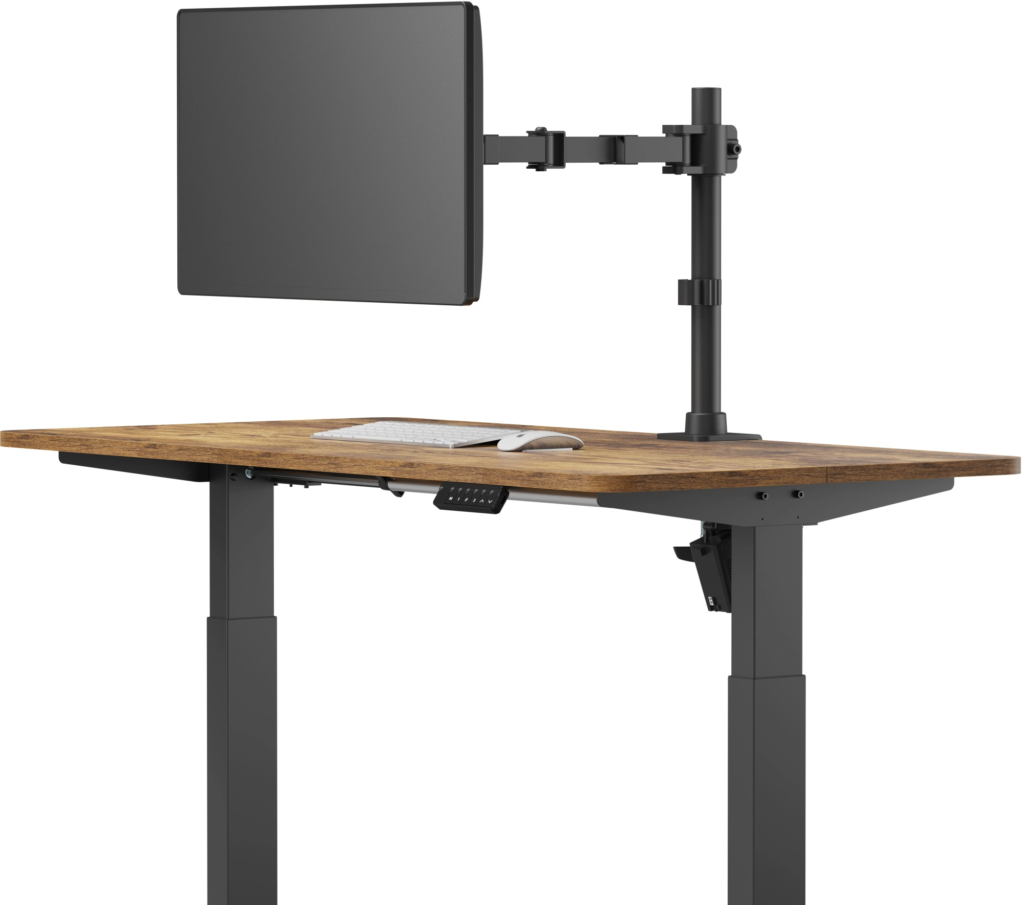 Кронштейн для мониторов Cactus CS-VM-D49-BK черный 17"-49" макс.20кг настольный поворот и наклон — миниатюра 4