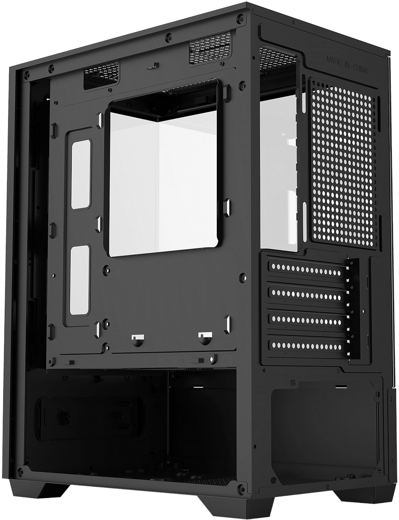 Корпус Bloody CC-125 черный без БП mATX 5x120mm 2xUSB2.0 1xUSB3.0 audio bott PSU — миниатюра 6
