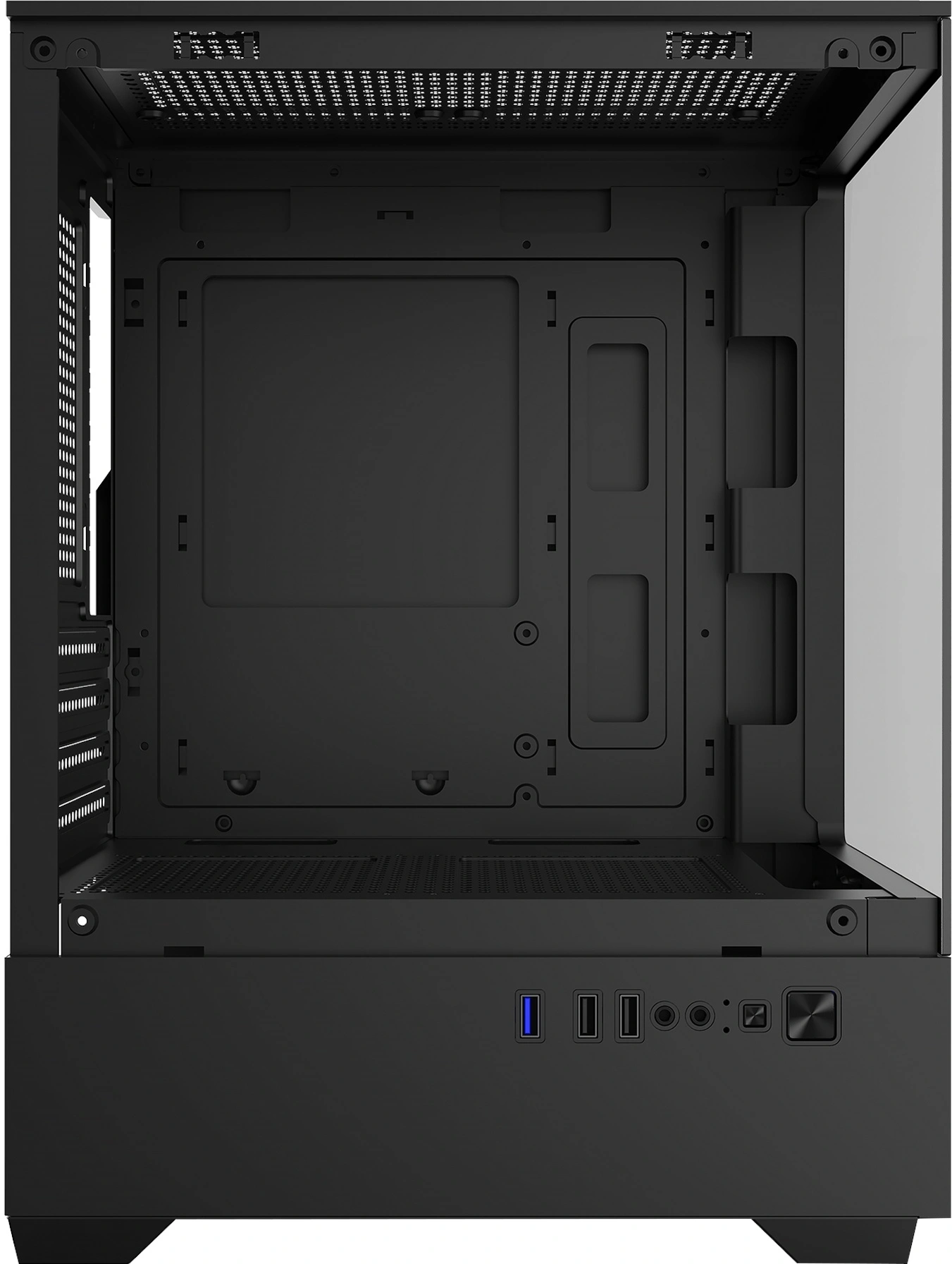 Корпус Bloody CC-125 черный без БП mATX 5x120mm 2xUSB2.0 1xUSB3.0 audio bott PSU — миниатюра 7